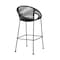 Armen Living Acapulco 30" Indoor Outdoor Steel Bar Stool with Black Rope LCACBABL30 - alternate 8